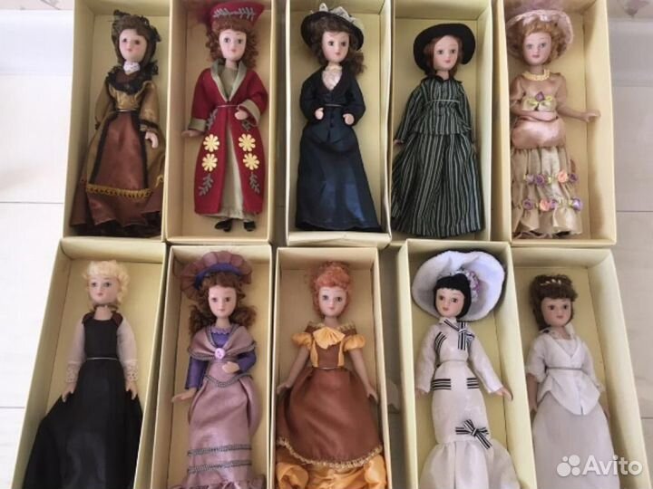 Фарфоровые куклы Дамы Эпохи