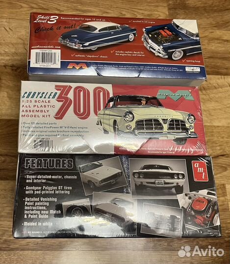 Сборные модели автомобилей 1/25