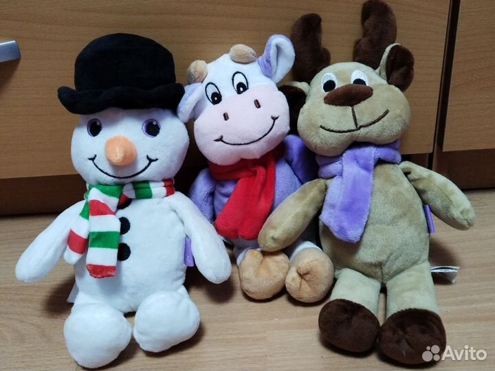 Игрушки из новогодней коллекции милка