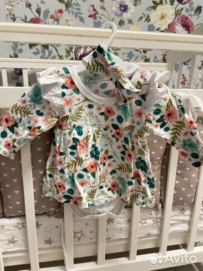 Боди платье для девочки 62