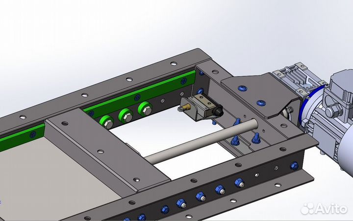 Ножевая задвижка с электрическим приводом