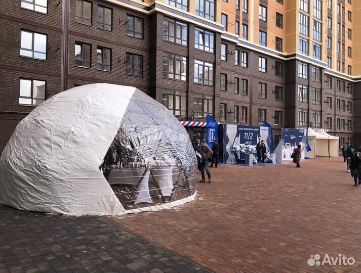 Купольный шатер для глэмпинга