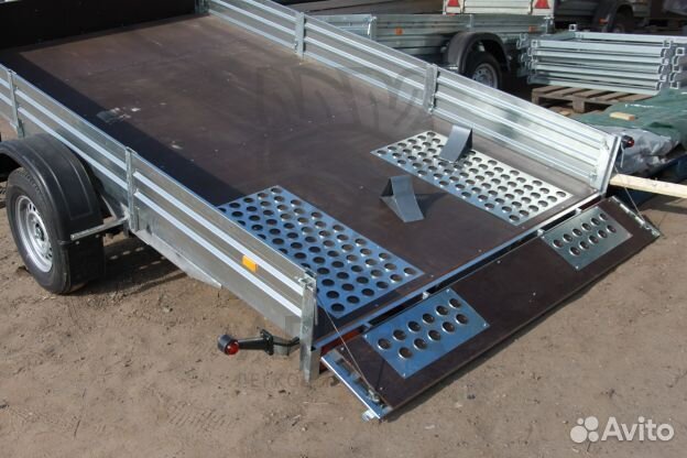 Прицеп 18.022 для двух снегоходов. Уст. фаркопа