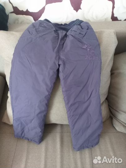 Зимние брюки для девочек