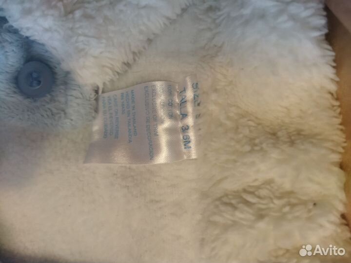 Тёплый костюмчик на 3-6 месяцев