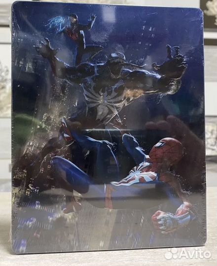 Steelbook spider man 2 с игрой