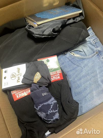 Вещи мужские 56-68 коробка