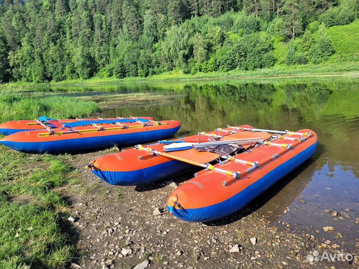 Катамаран туристский надувной 6 и 8-местный