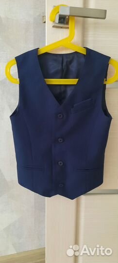 Жилетка школьная синяя 128