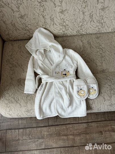 Детский махровый халат