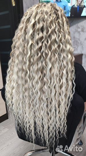 Плетение афрокосичек