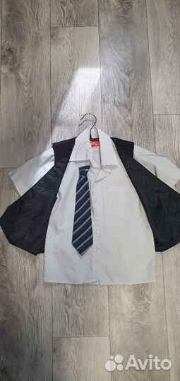 Жилетка,рубашка и галстук для мальчика