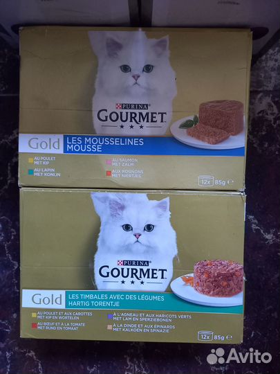Корм для кошек Gourmet паштет