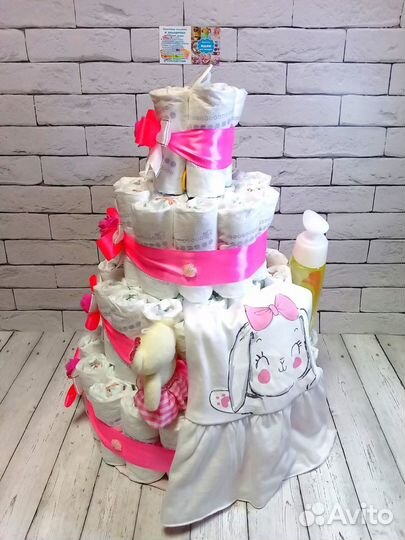 Тортик из памперсов