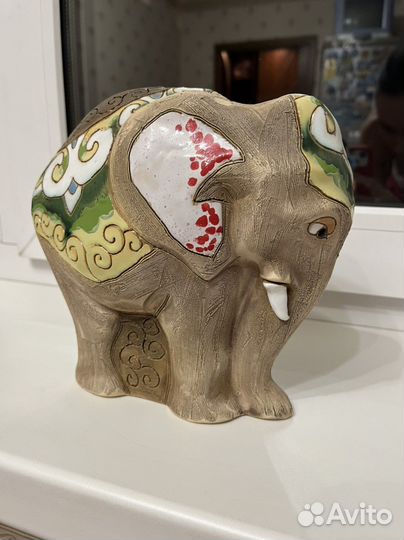 Слон фигурка керамика