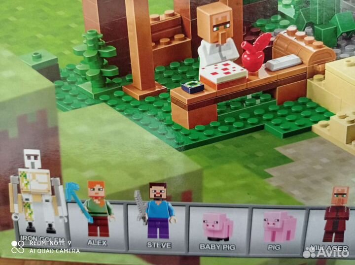 Майнкрафт Bela 10531 Большая Деревня