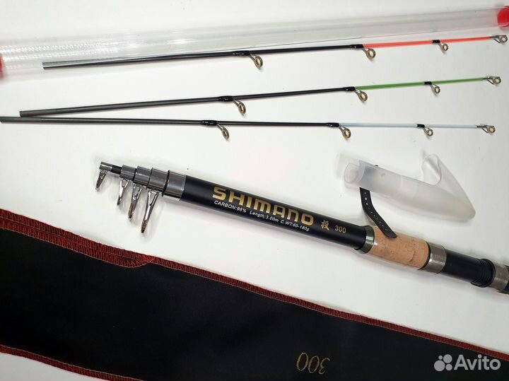 Компактный фидер Шимано телескоп 3м