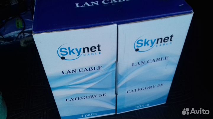 Кабель 305м витая пара Suprlan,Skynet,Netlan 5е Cu