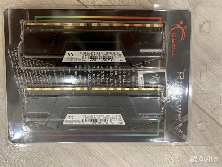 Оперативная память G.Skill ripjaws V 32 гб