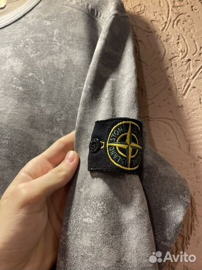 Stone island 2016 grey dpm camo crewneck