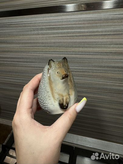 Скульптура Ежик Императорский фарфоровый завод