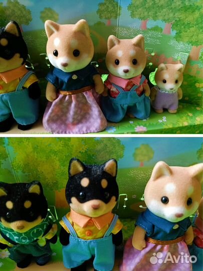 Sylvanian families Shiba семья Шиба