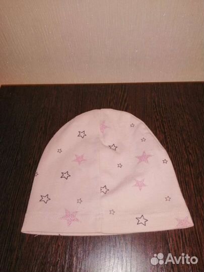Шапочка однослойная на девочку 3-5 лет