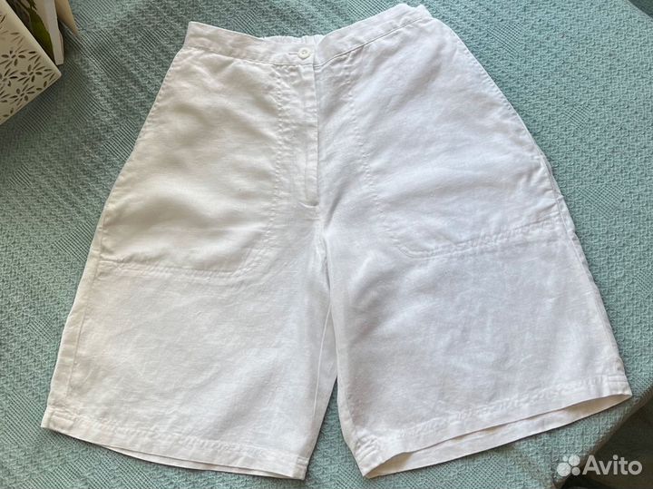 Шорты новые натуральный лён / льняные