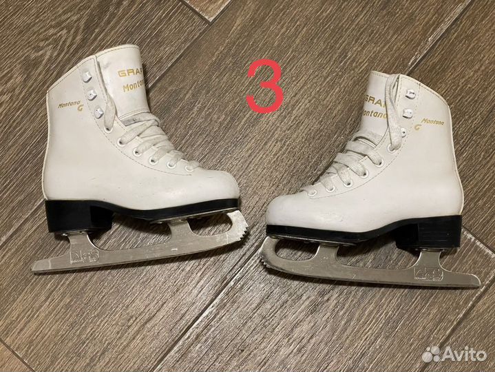 Коньки фигурные детские Graf, TUV rheinland, Aremi