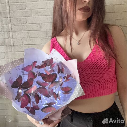 Букет с бабочками