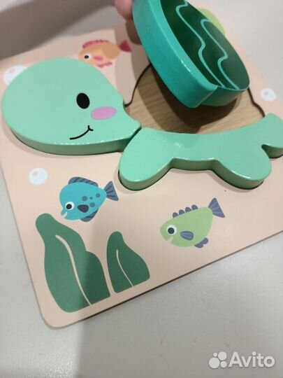 Деревянные пазлы вкладыши