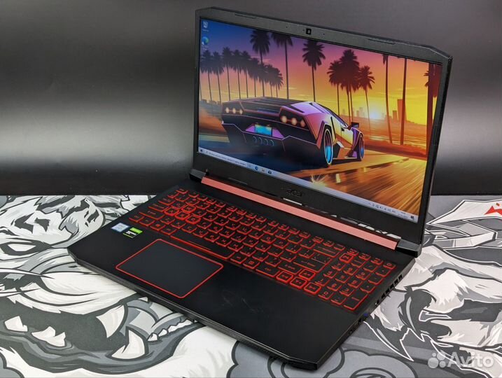 Acer Nitro 5 15 IPS i5-8300H 8GB GTX1050(3) 512SSD