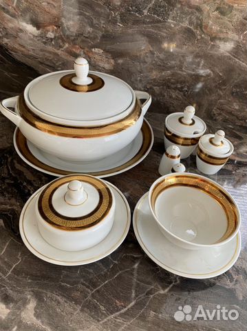 Набор столовой посуды германия форфор из гдр