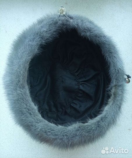 Берет норковый