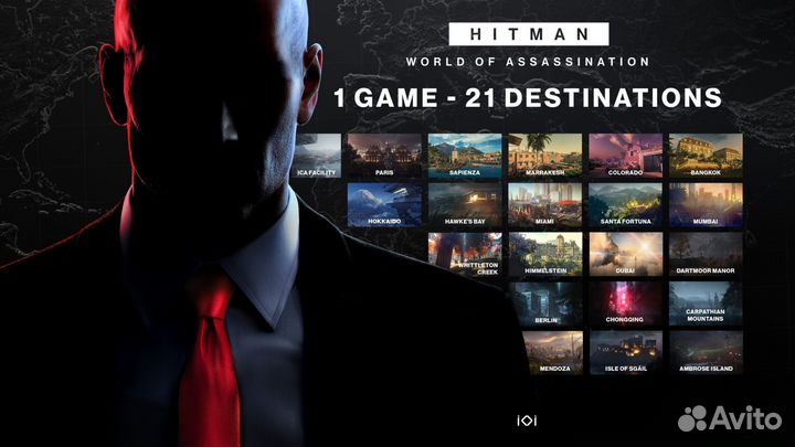 Hitman World Of Assassination(все 3 части) PS4/PS5