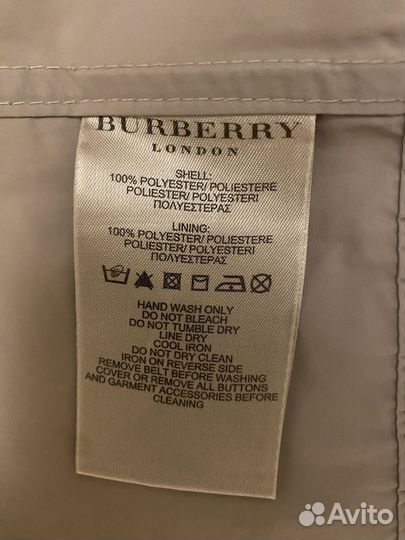 Мужской тренч burberry