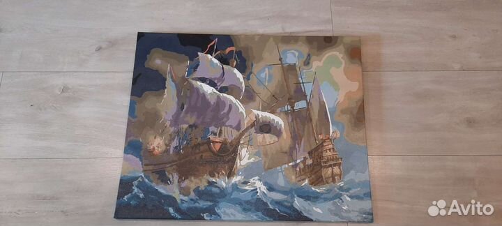 Картины по номерам Корабли