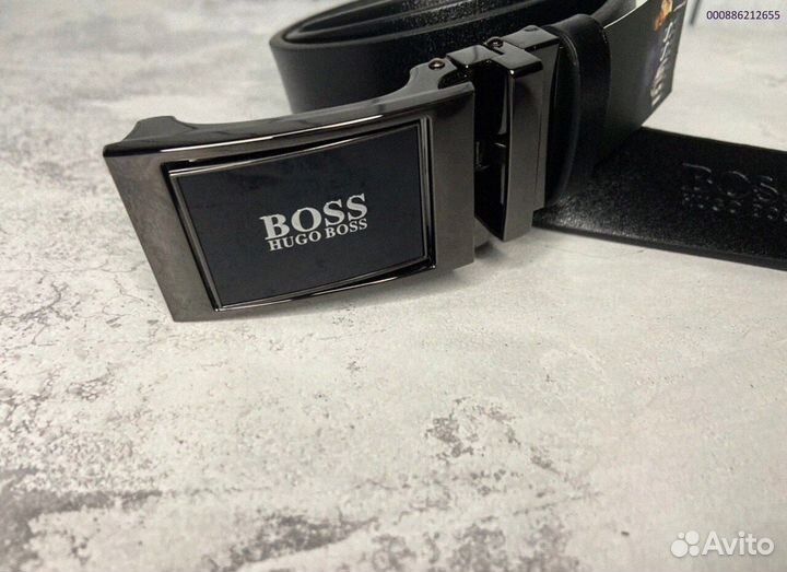 Двусторонний ремень мужской Hugo Boss