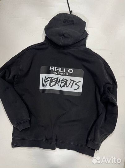 Vetements Hello худи