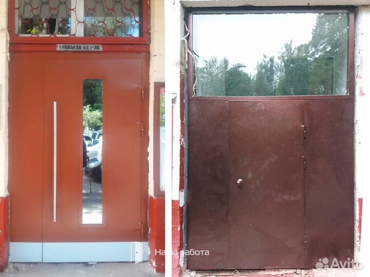 Тамбурная дверь металлическая