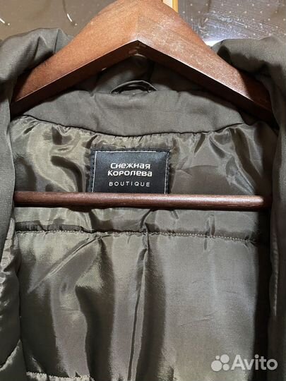 Парка с натуральным мехом 44