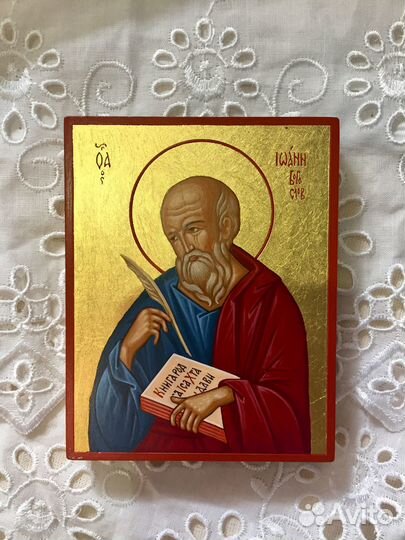 Иоанн Богослов рукописная икона