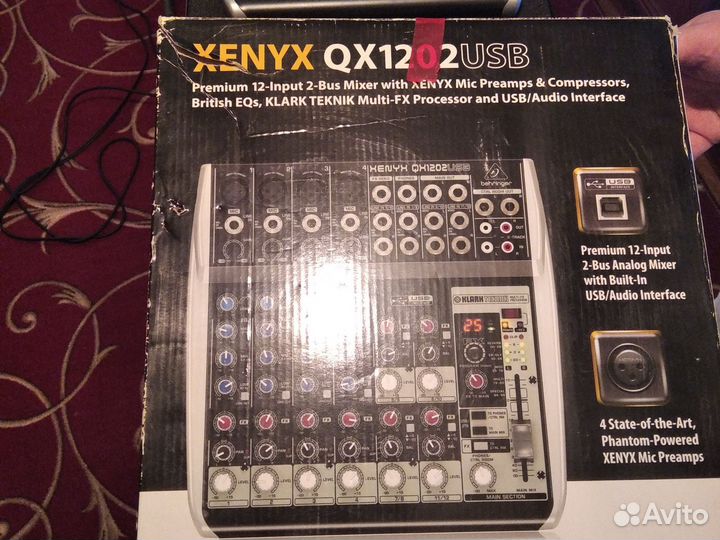 Микшерный пульт xenyx QX1202USB