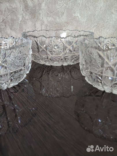 Салатник хрустальный. СССР