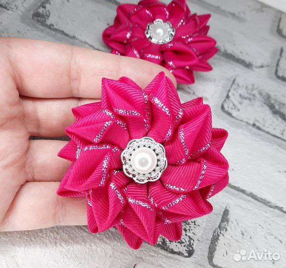 Резиночки для волос ручной работы