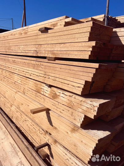 Доска обрезная 40х100х6000мм