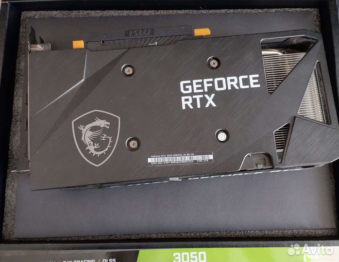 Msi Geforce RTX 3050 ventus 2x oc 8gb гарантия