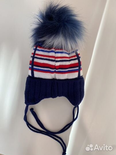 Шапка зимняя на мальчика р. 40-42