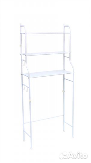 Полка напольная для ванной и туалета 3-х ярусная