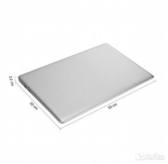 Новый Ноутбук (6/128GB+500GB HDD, IPS 14